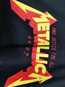 Metallica Oversized Tshirt By Bonkers Corner