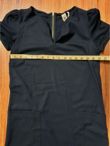 Navy Blue Pocket Mango Dress