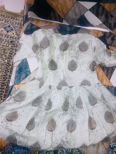Grey Black Short Kurti