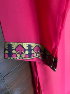 Pink &amp; Beige Layered Kurta from (W)16