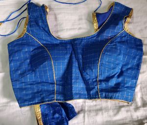 Blue Colour Blause
