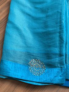 A Nice Saree With Blouse