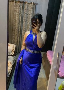 Elegant Blue Ethnic Gown🦋💙💕