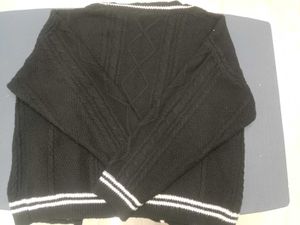 Black Knit Cardigan