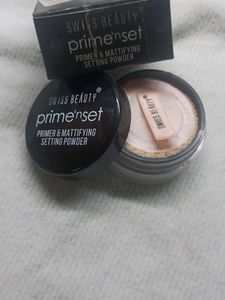 Swiss beauty primer and mattifying setting powder