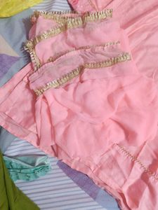 Embroidered Pink Kurta