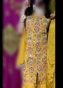 Elegant Yellow Sharara Suit