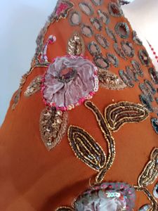 Pure Khaddi Georgette Dupatta With Work All Over
