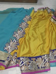 Elegant Embroidered Saree