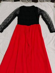 Red Black Onepiece