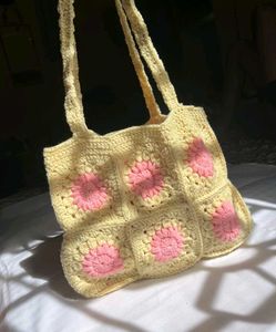 Crochet Aesthetic Tote Bag