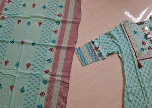 New Light Blue Kurta Set  🌼