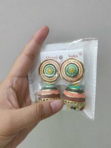 Colorful Jhumka Earrings