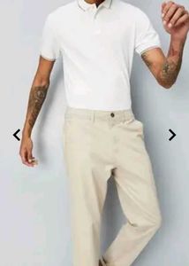 Roadster White Casual Polo T Shirt