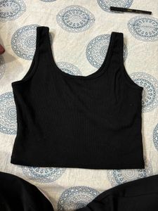 Cute black tank top