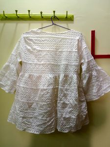 Peplum Netted Top/Tunic