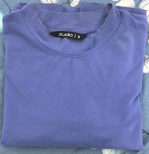 Zudio Blue 3/4 Sleeve Top