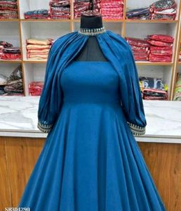 New Bollywood Stayle Beautiful Women Gown Dress Im