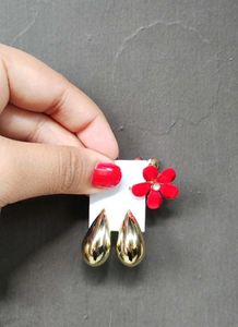 Gold Teardrop Earrings