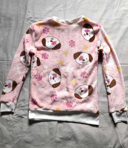 Doggy 🐶 Print Soft Sweater Winter Top Girl Tshirt