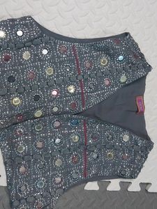 Mirror Work Gujarati Style Jacket