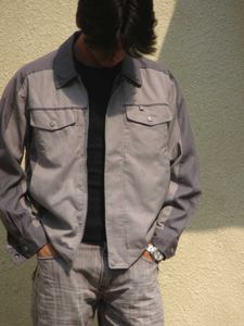 Gray Jacket &amp; Pants Set