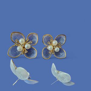 Floral Pearl Earrings