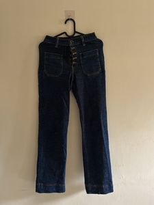 Button Down High Rise Jeans