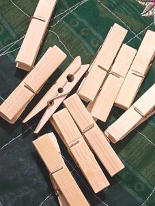 Bamboo Wooden Clips