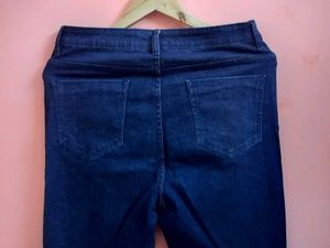 LOV by Westside Dark Blue Tapered-Fit Jeans