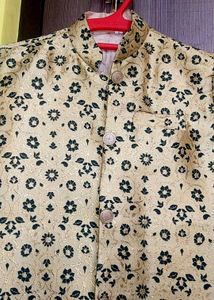 Boys&#39; Floral Print Kurta