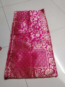 Grey pink Floral Embroidered kids dress...