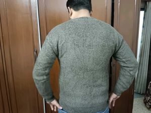 Stylish Grey Knit Sweater