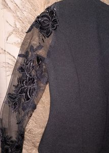 Black Laced Formal Top