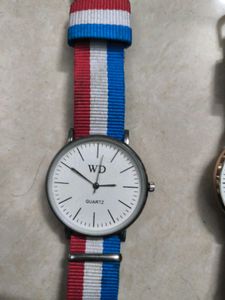 Combo Of 2 WD Quartz Watch - Funky Band