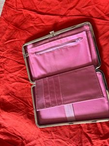 Clutch with Rose Detail