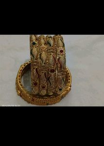 Gold Plated Bangle Set