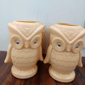 Owl Shaped Planter Pots
