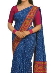 Elegant Striped Saree