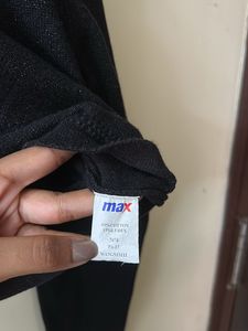 Black Crop Sweater Full Sleeves