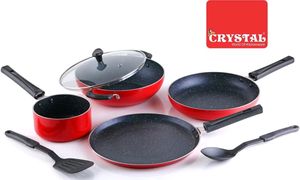New 7 Pc Induction Based Cookware Set
