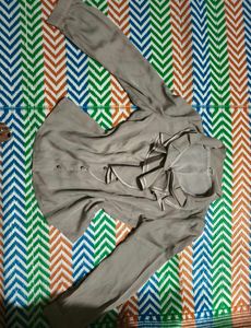 shiney Elegant Ruffled Top