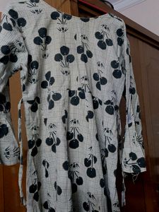 COTTON FROCK KURTI WITH TIGHT ROPE