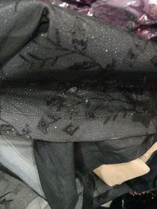 Elegant Black Lehenga Choli With Attached Dupatta