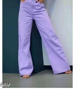 Lavender High-Waisted Jeans😻
