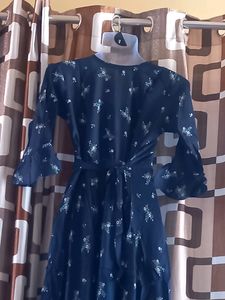 New Navy Blue Color Ambrela Kurta Pack Of 1