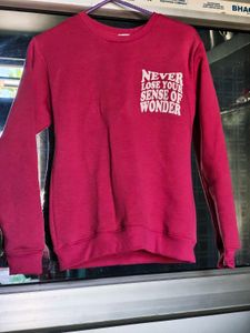 Pink Graphic Crewneck Sweatshirt