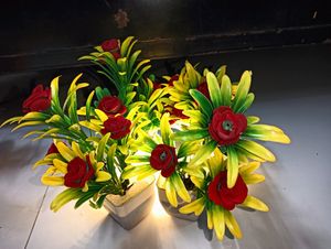 Artificial Flowers Pot(4pec)