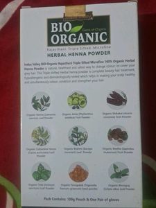 Bio Organic Herbal Henna Powder