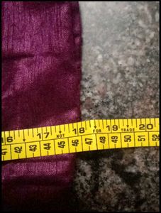 Beautiful Purple Saree With Stiched Blouse